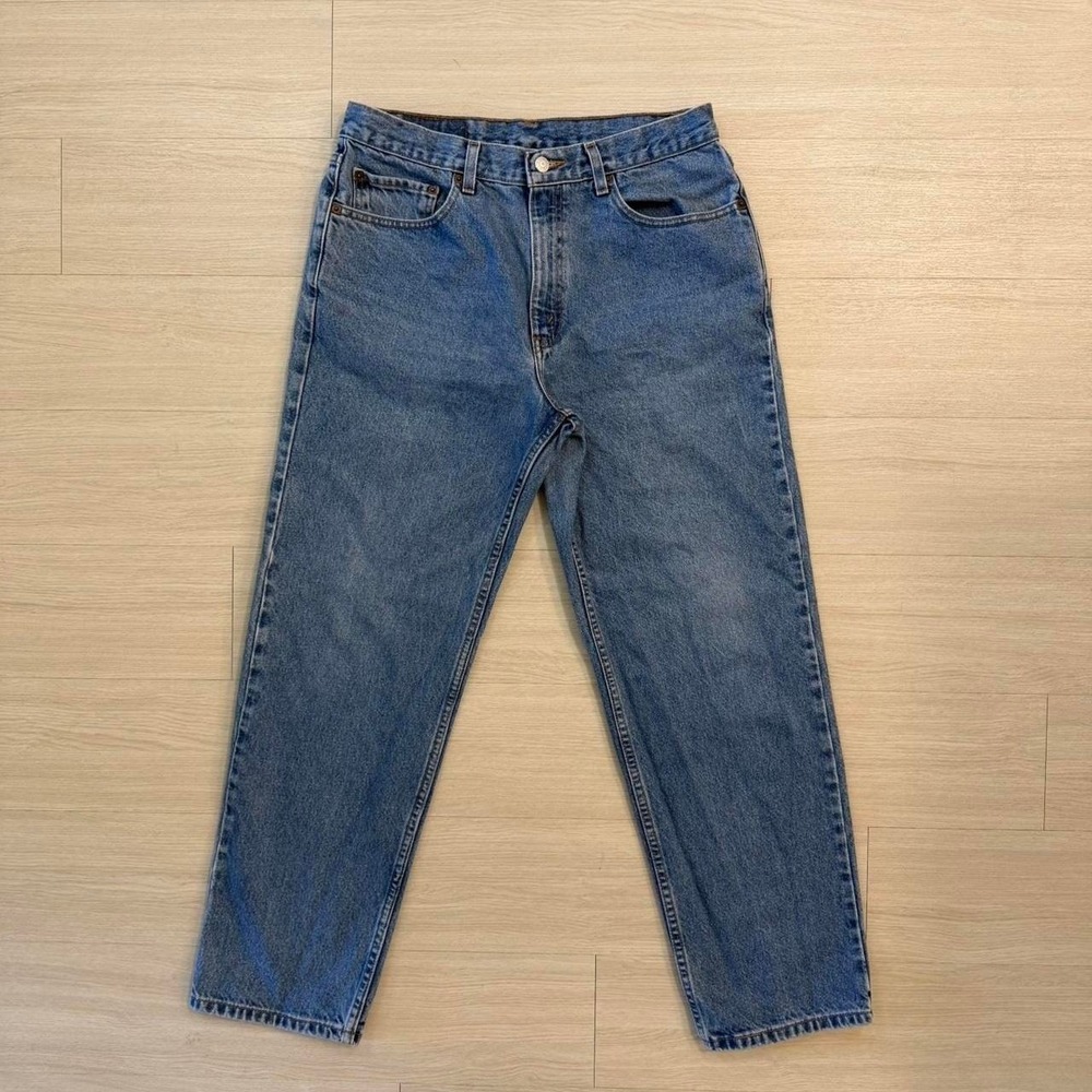 2000's Levi's Dark Wash Relaxed Straight Leg Jeans Mens Size 34X30